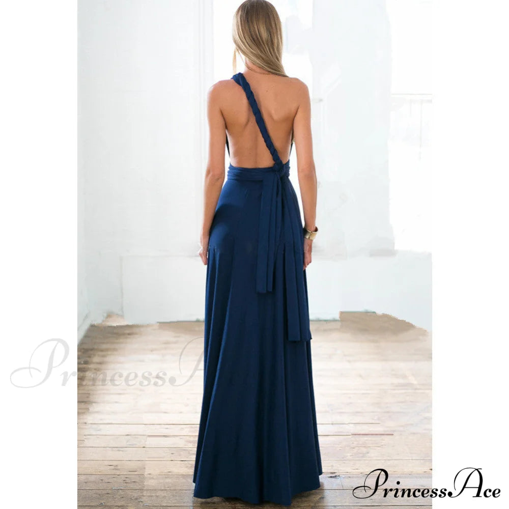 Alexandra Satin Lace Charming Back A-Line Dress S.o. Long Dresses