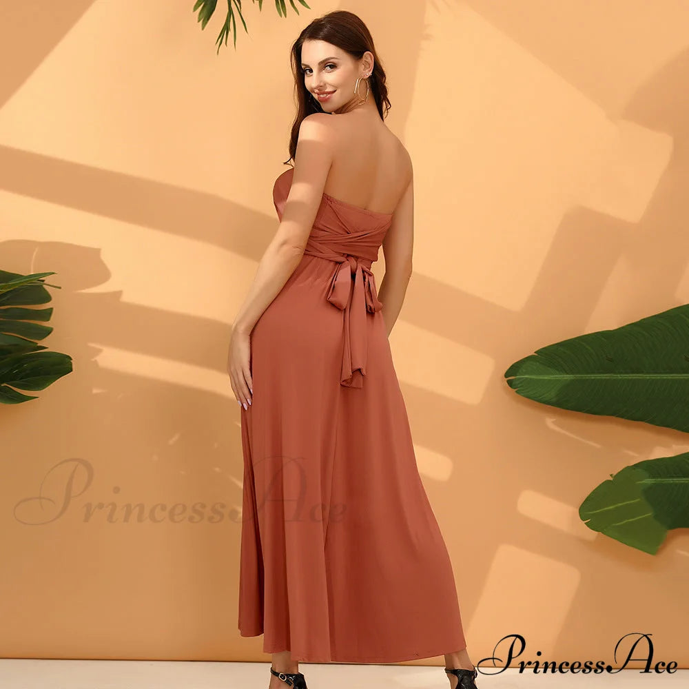 Alexandra Satin Lace Charming Back A-Line Dress S.o. Long Dresses