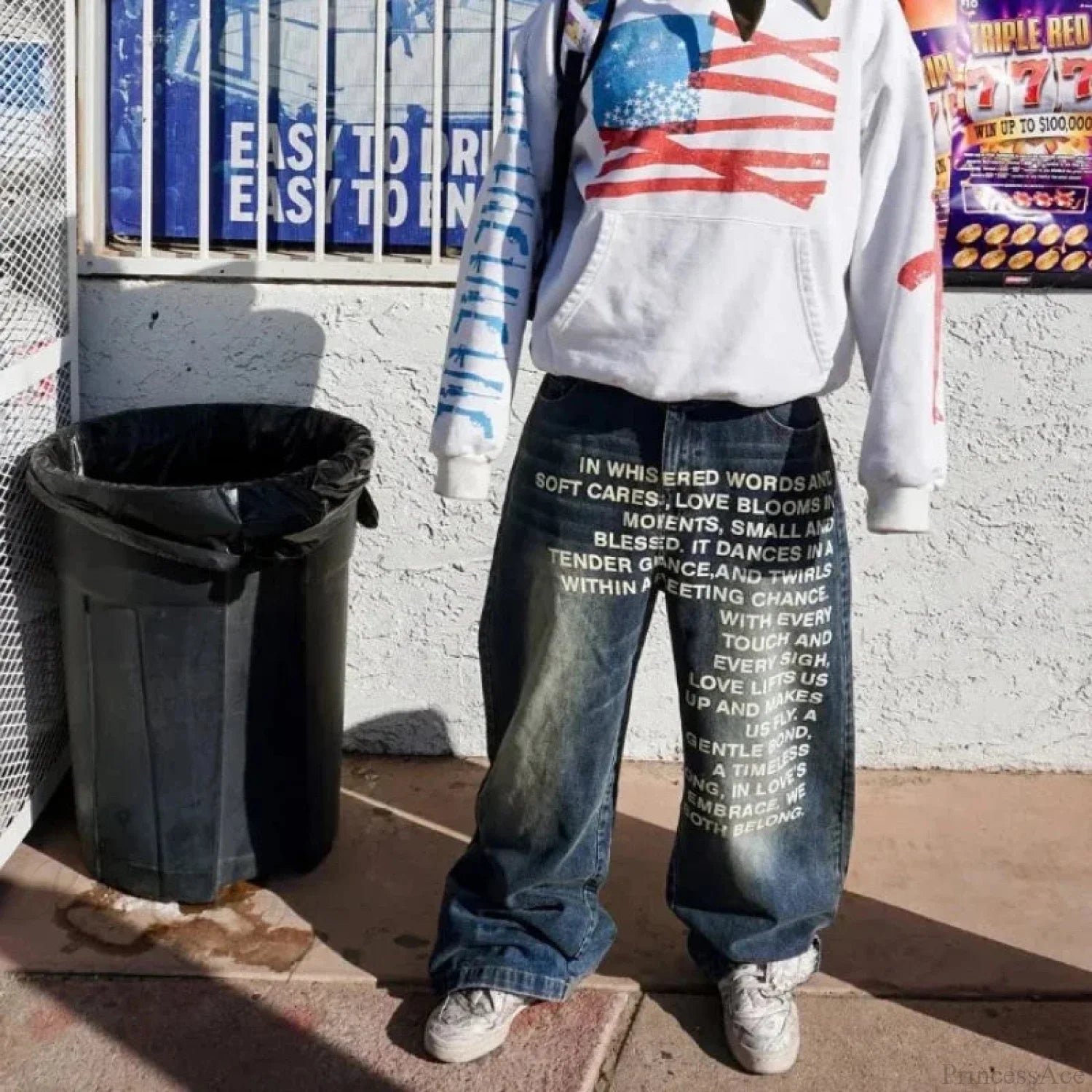 American Gothic Alphabet Relaxed Pant