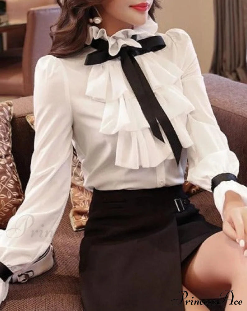 Anila Ruffles Top Tops & Blouses