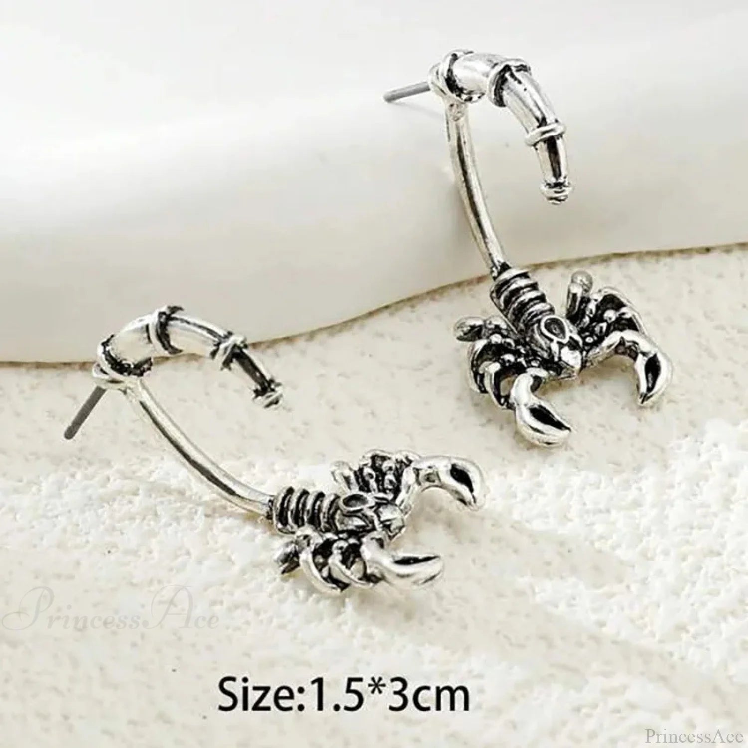 Antique Dragonfly Carved Free-spirited Dangle Earring sliver