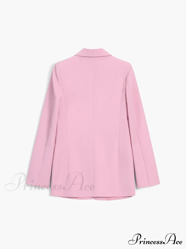 Aphrodite Single Graceful Breasted Blazer Blazers
