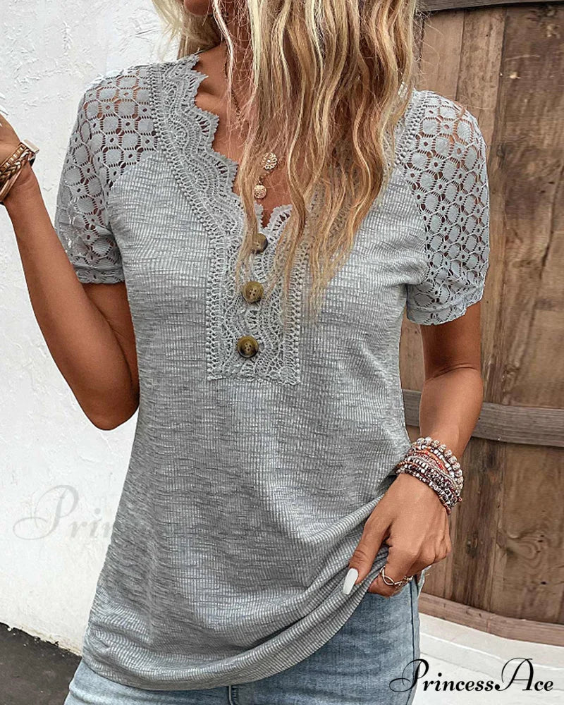 Arm Brief Lace T Shirt T-Shirts