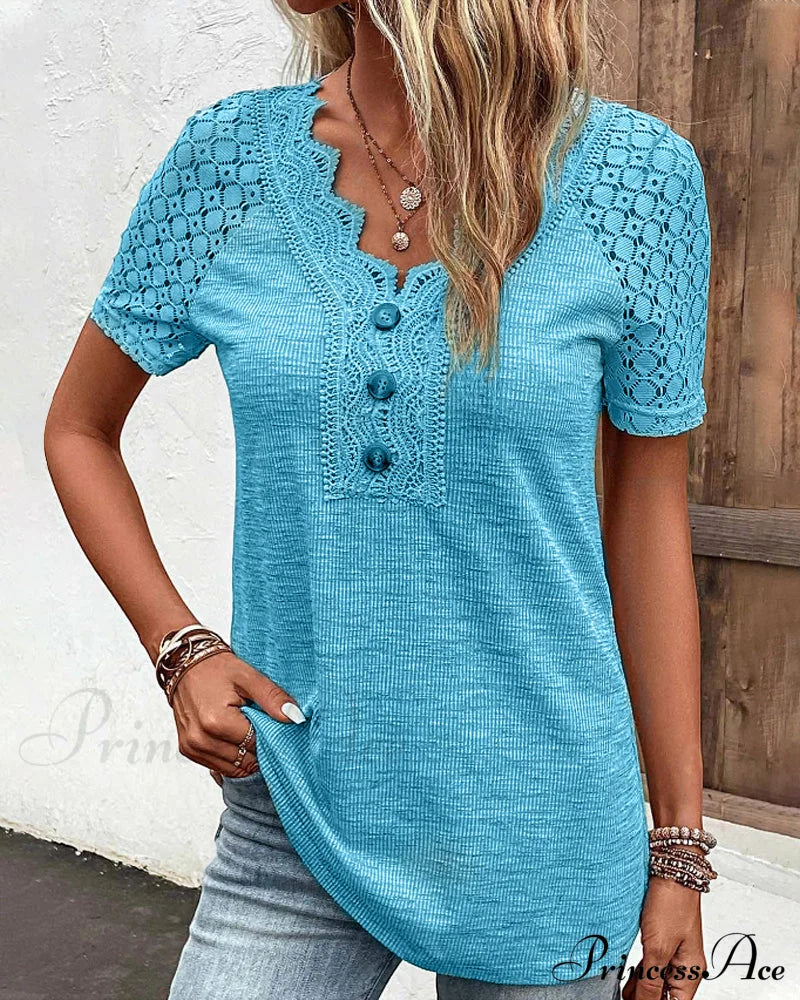 Arm Brief Lace T Shirt T-Shirts