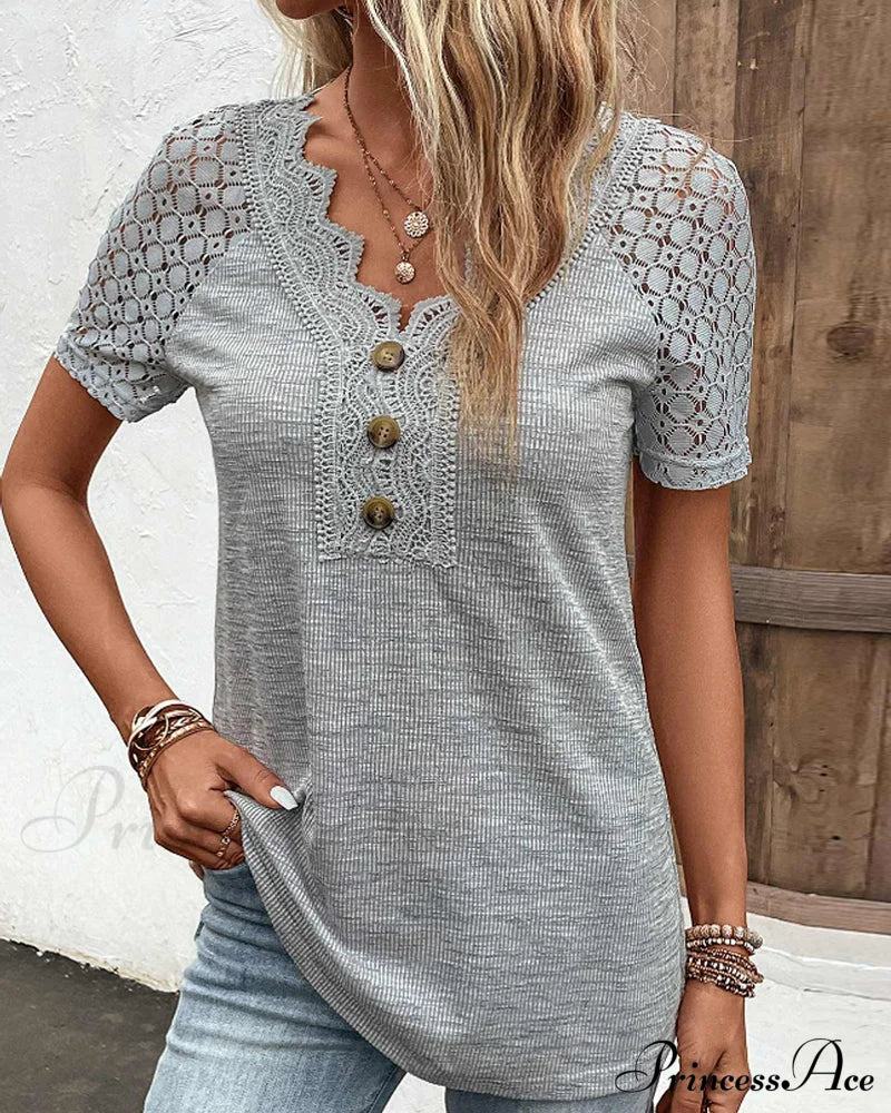 Arm Brief Lace T Shirt T-Shirts