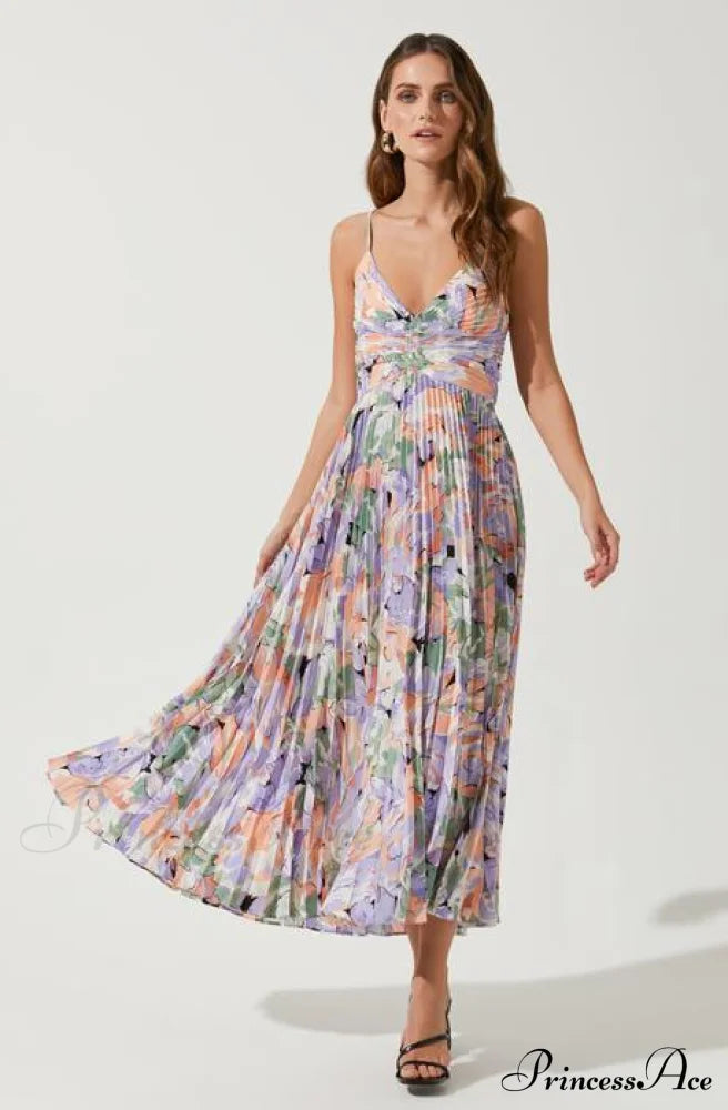 Astr Elegant Blythe Dress 4 Days / 8 M Purple