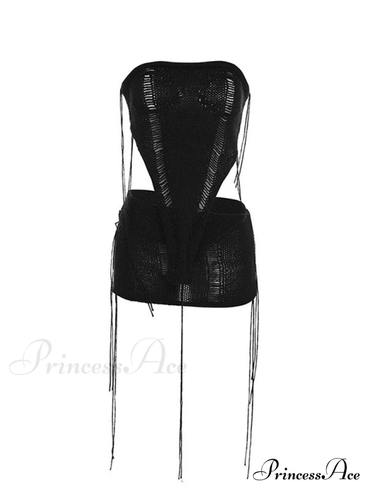 Asymmetric Buttoned Long Trendy Sleeve Crop Top Two-Piece Outfits