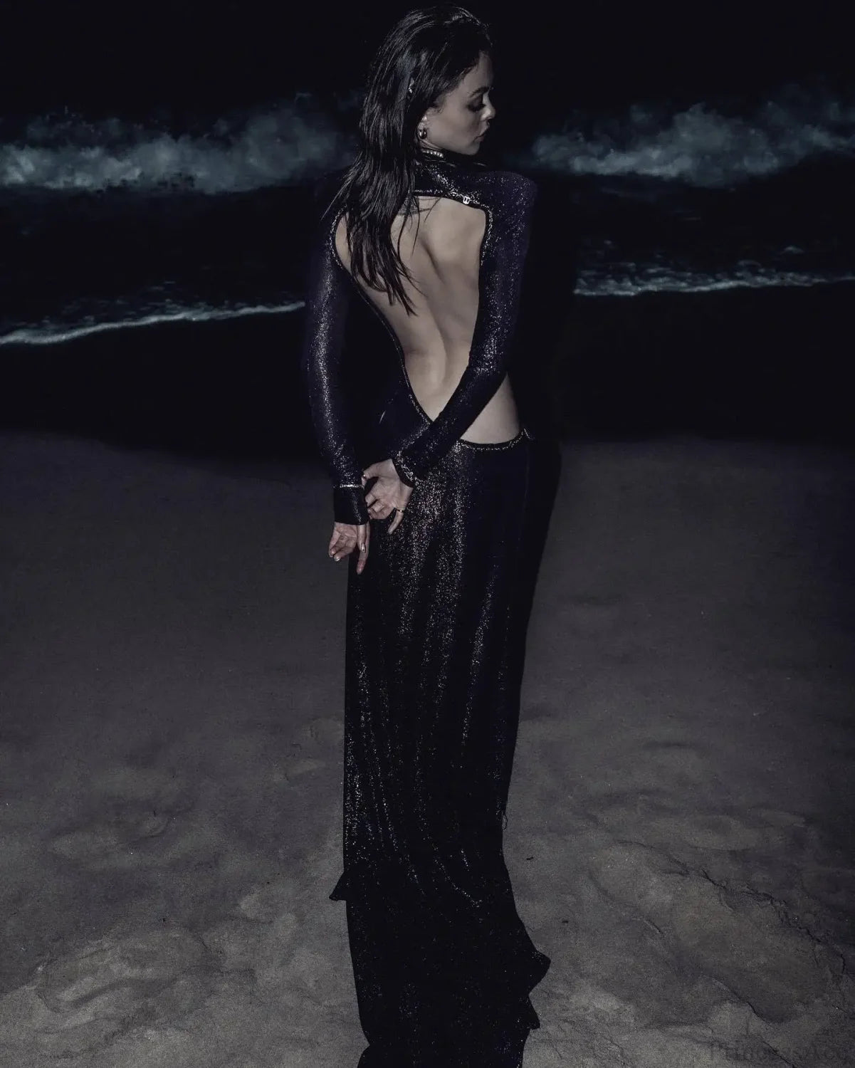 Asymmetrical Backless Party Dress Partydress-241208