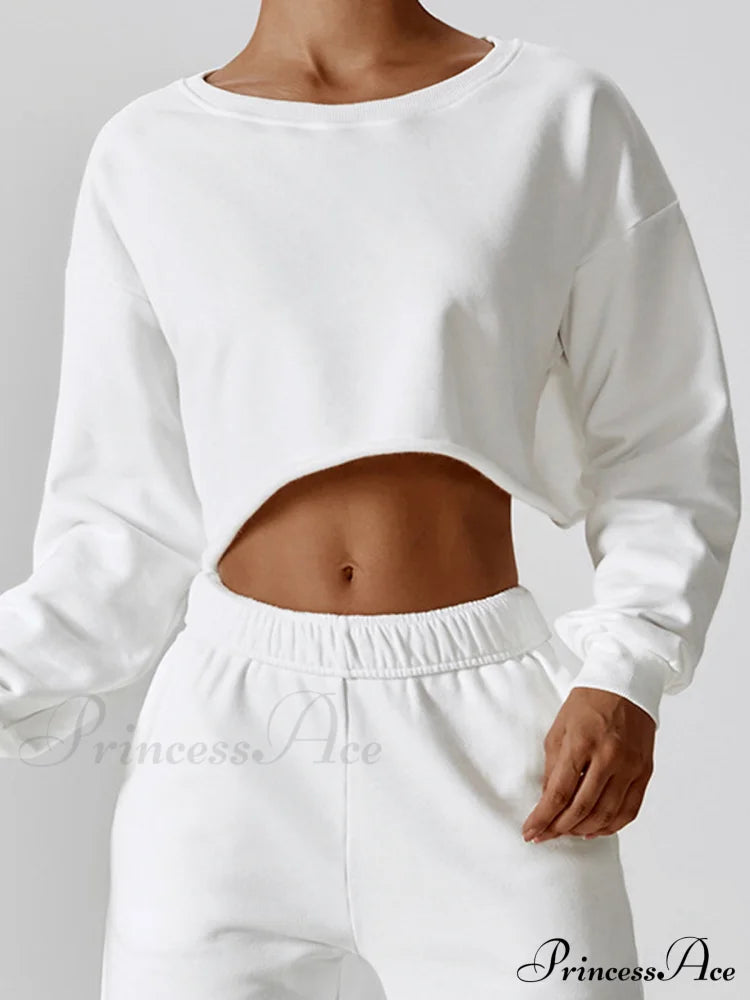 Athflow Charming Crop Sweatshirt Sweatshirts
