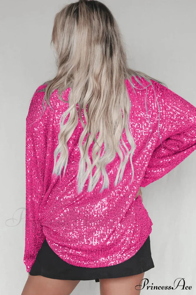 Attention Seeker Stylish Sequin Top