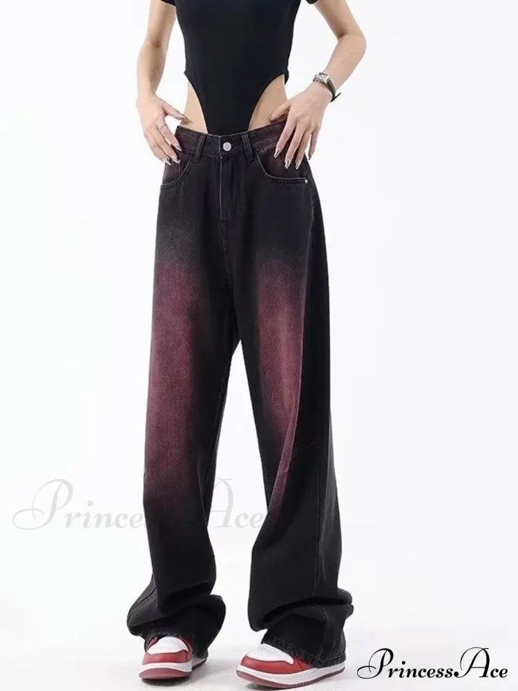 Autumn Fashion Literary Trend Loose Washed Youth High Street Harajuku Women’s Jean