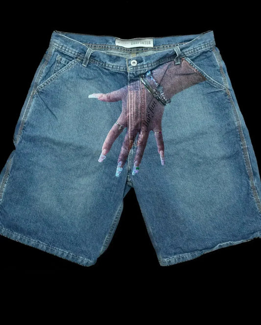 Azure Rap Denim Short blue6 / S