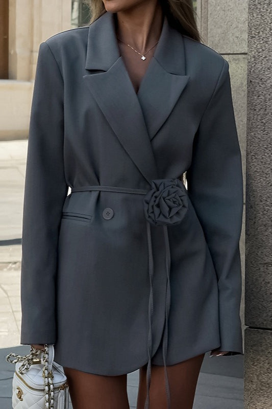 Eleganter Blazer mit Blumenmuster