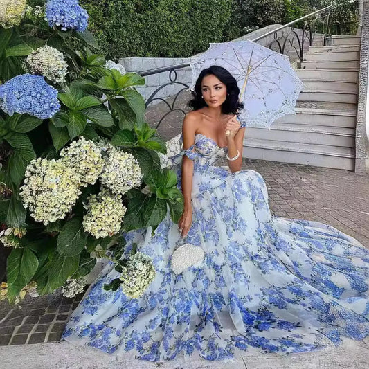 Backless Sexy Deep V Prom Dress promdress-250223