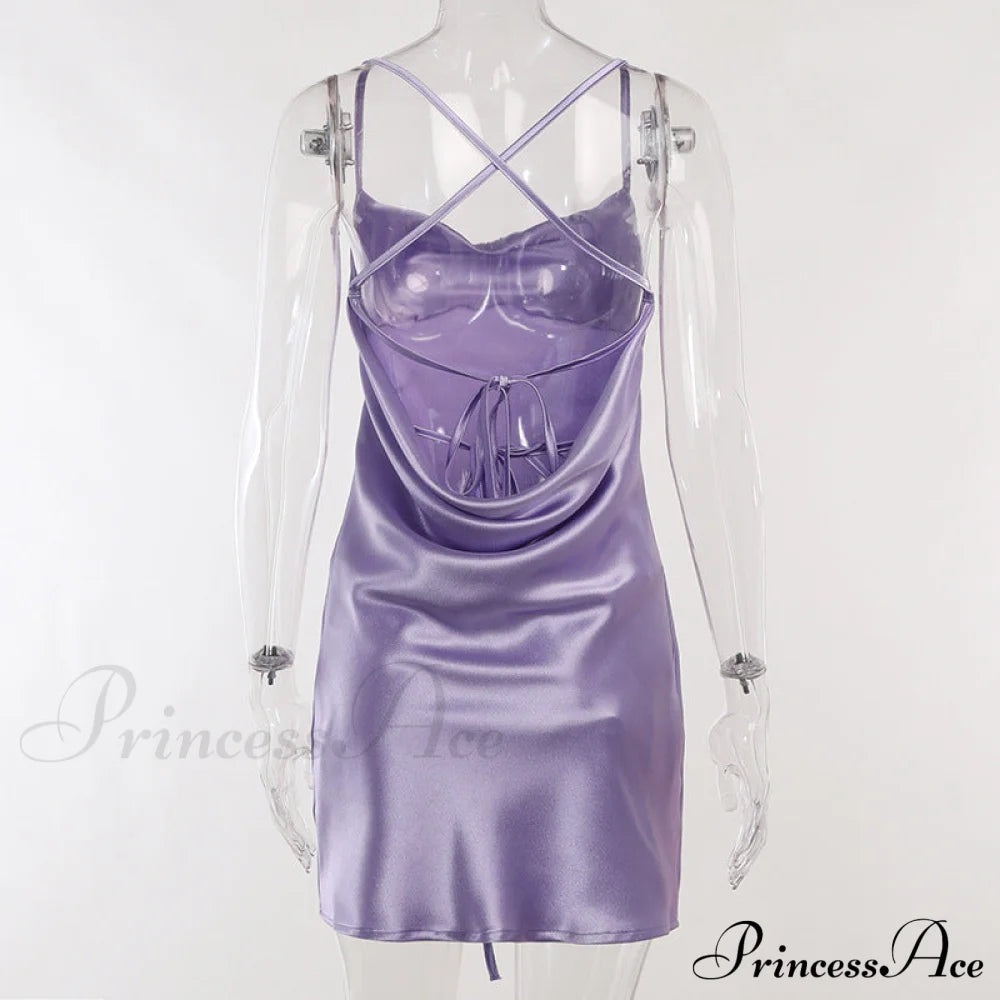 Backless Sexy Slim Dress M / White Dresses