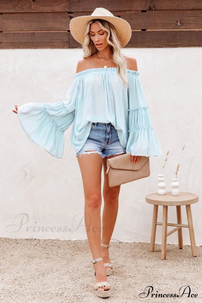 Bamboo Flare Stylish Sleeve T-Shirt