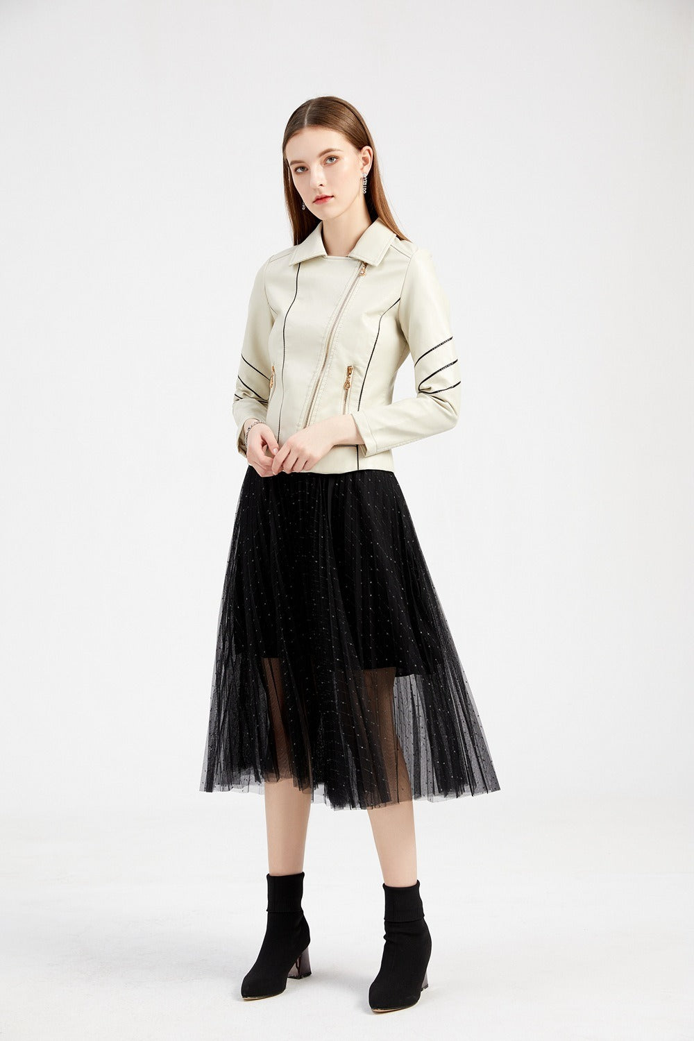 Lightweight PU Moto Jacket