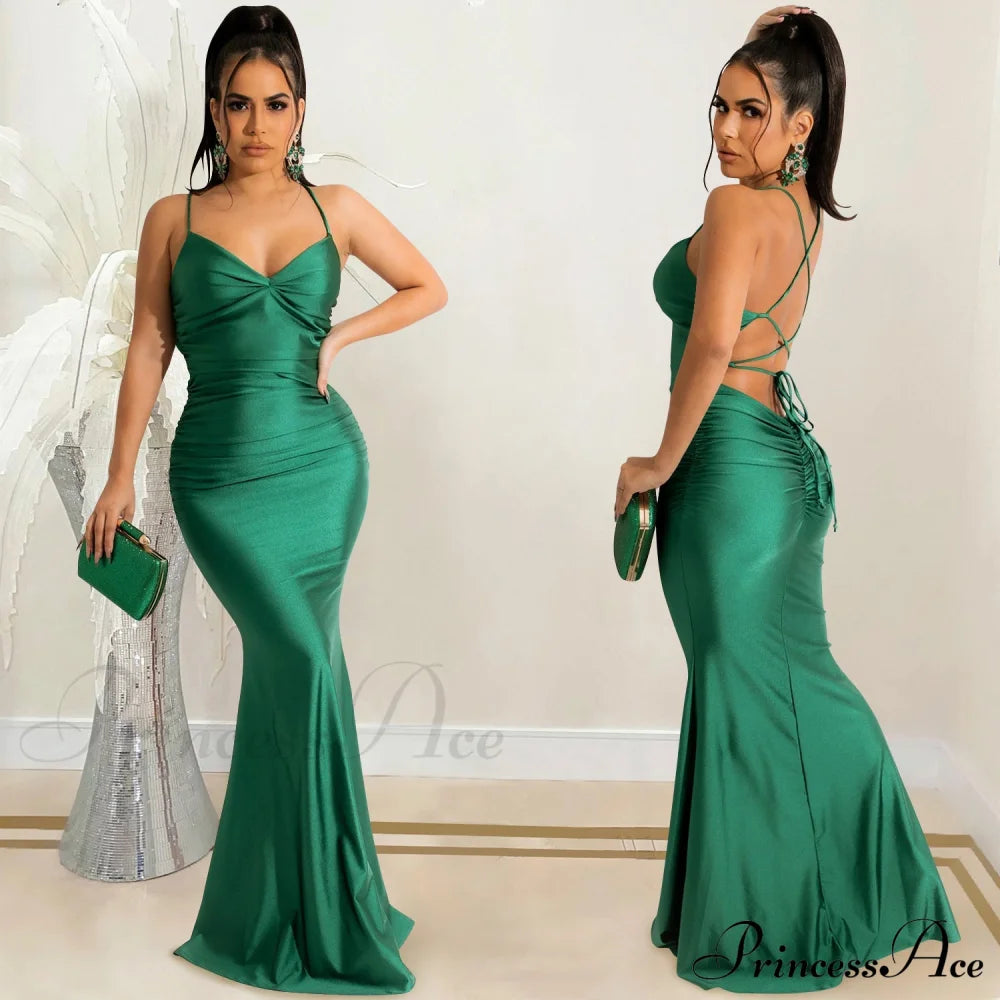 Bianca Ruched Stylish Mermaid Formal Dress S.o. Long Dresses