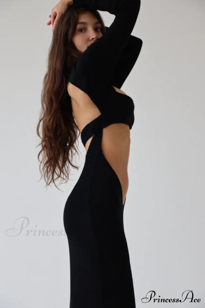 Black Grande Stylish Finale Gown