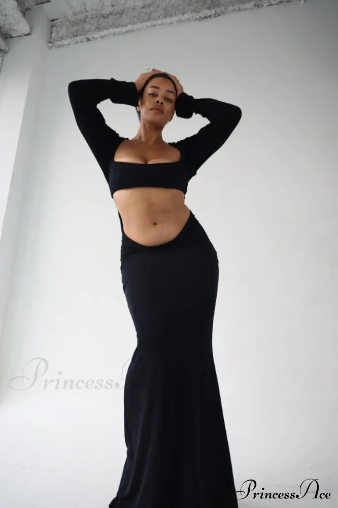 Black Grande Stylish Finale Gown