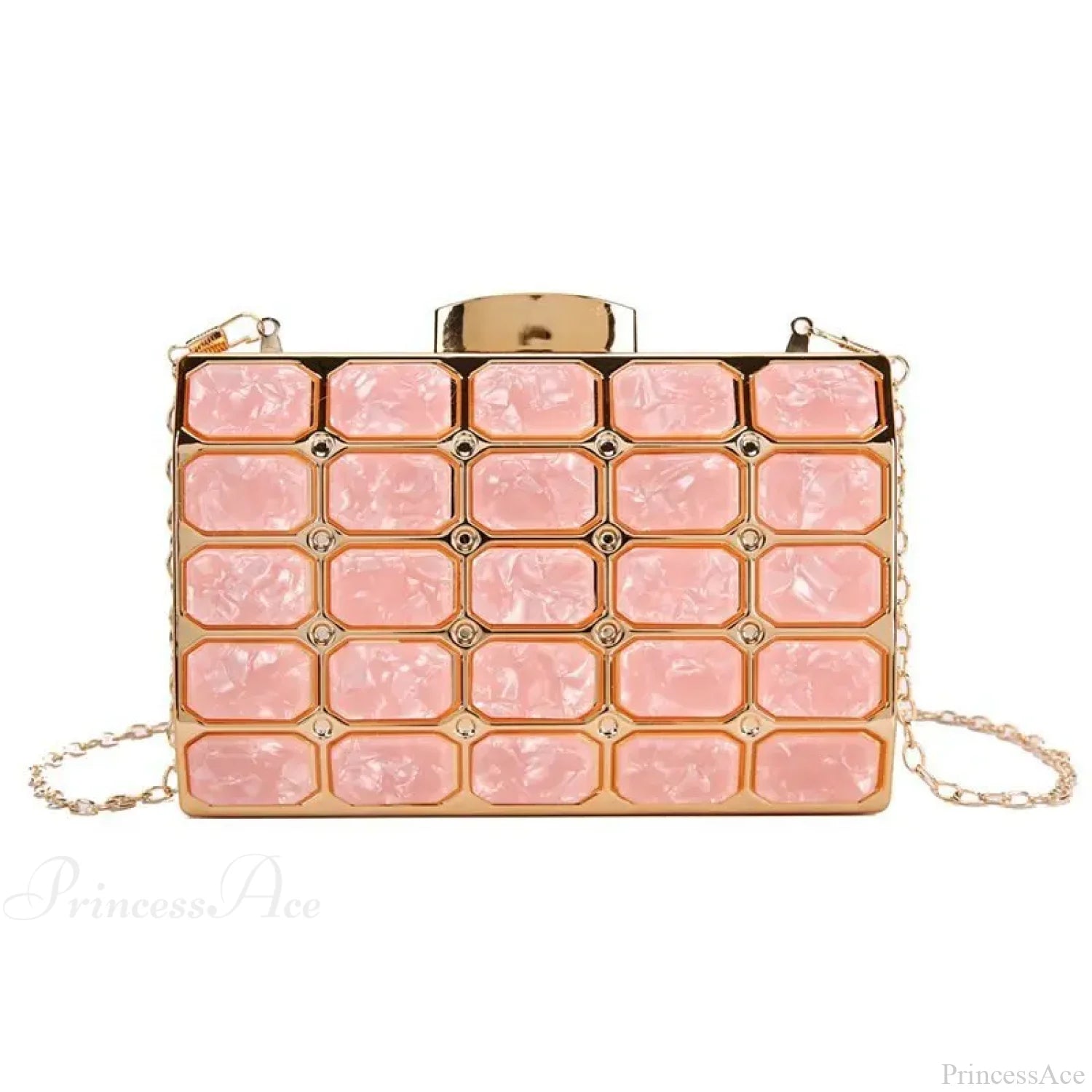 Block Designer Evening Clutch Wristlet Pink wristlet-250126