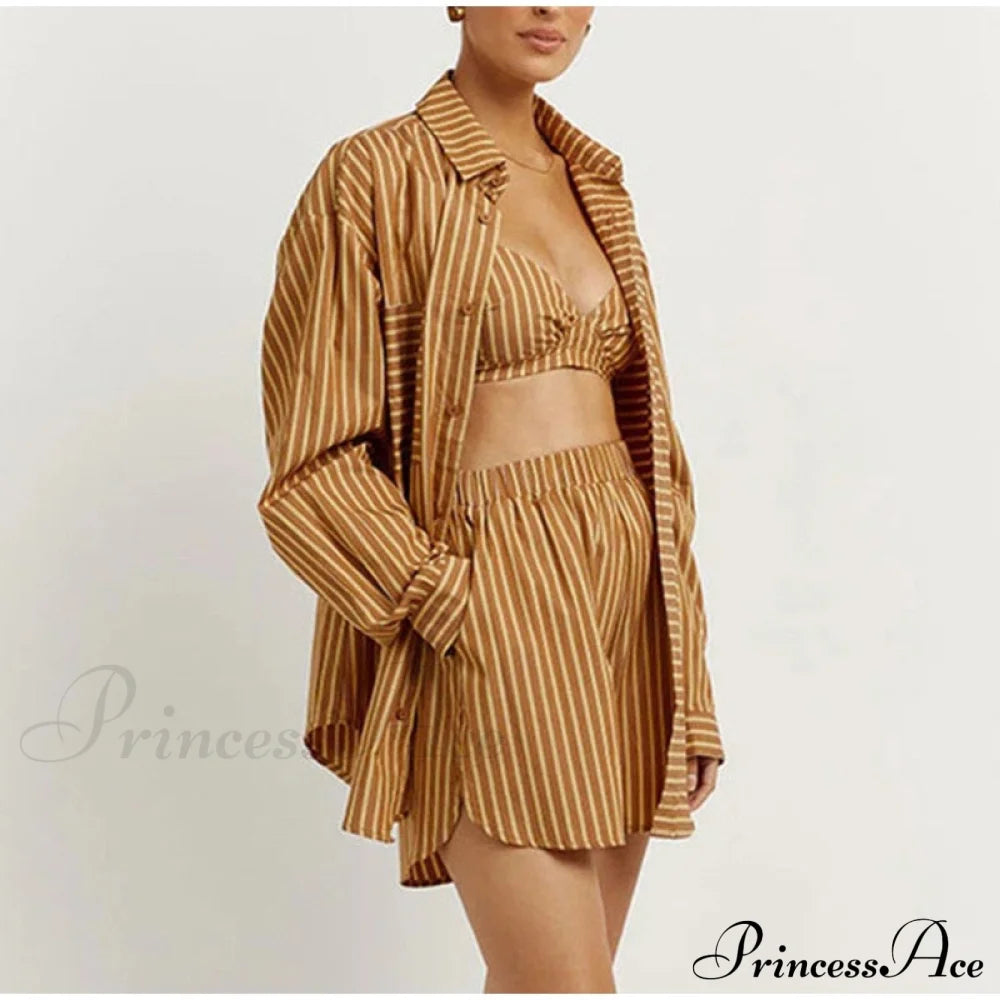 Blouse Outfits With Clothing Pieces Blouses Two Fashion Warm-Season Mini Tracksuits Women Cotton