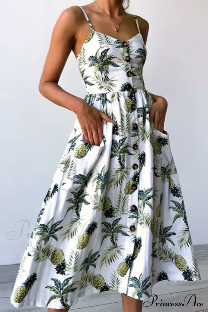 Bodycon Korean Graceful Fashion Dress White Flower / S Dresses