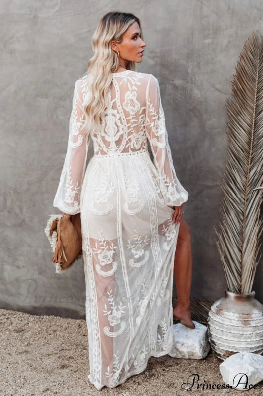 Boho Lace Stylish Maxi Dress
