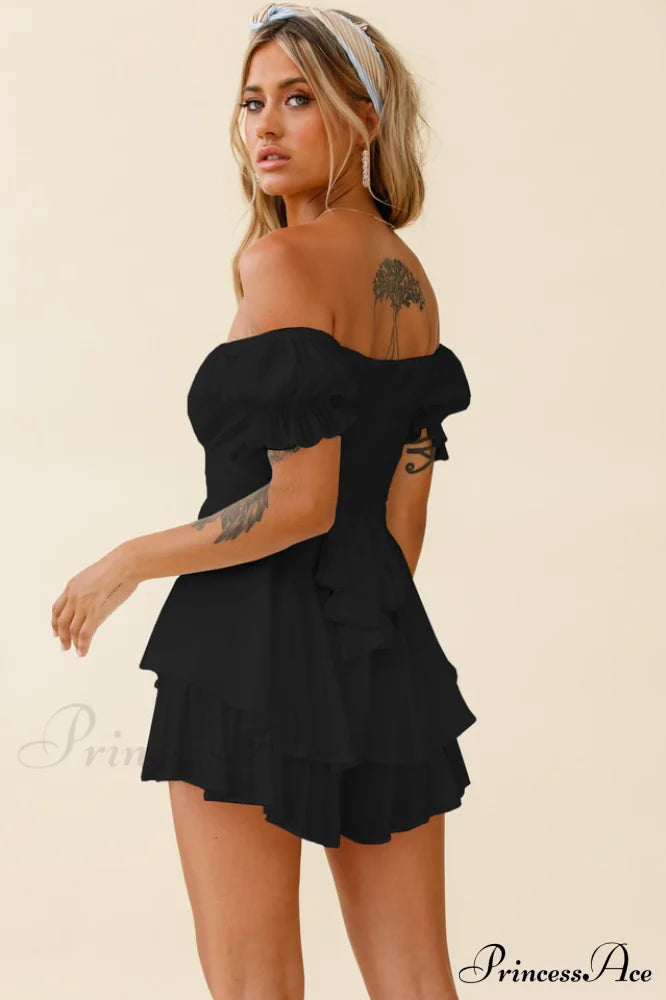 Boho Off Stylish Shoulder Romper
