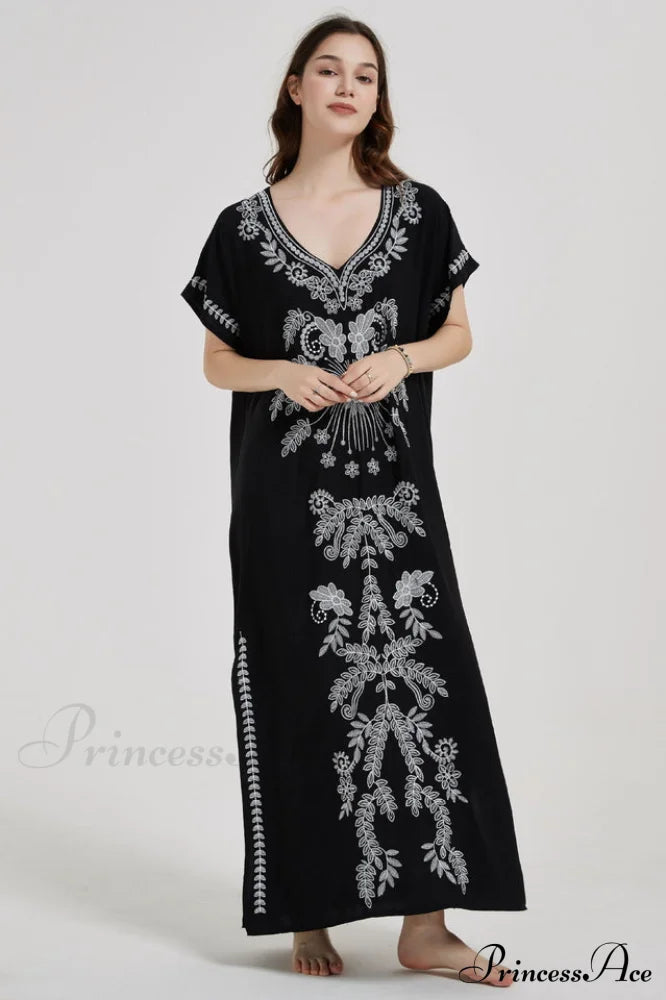Boho Print Slit Dress | Dress In Beauty