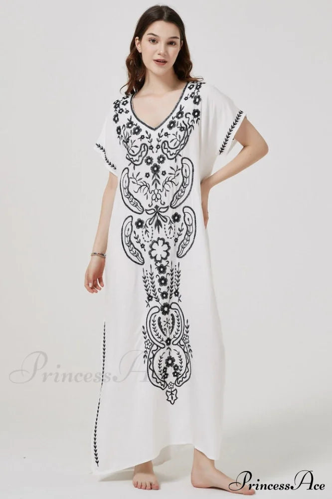 Boho Print Slit Dress | Dress In Beauty