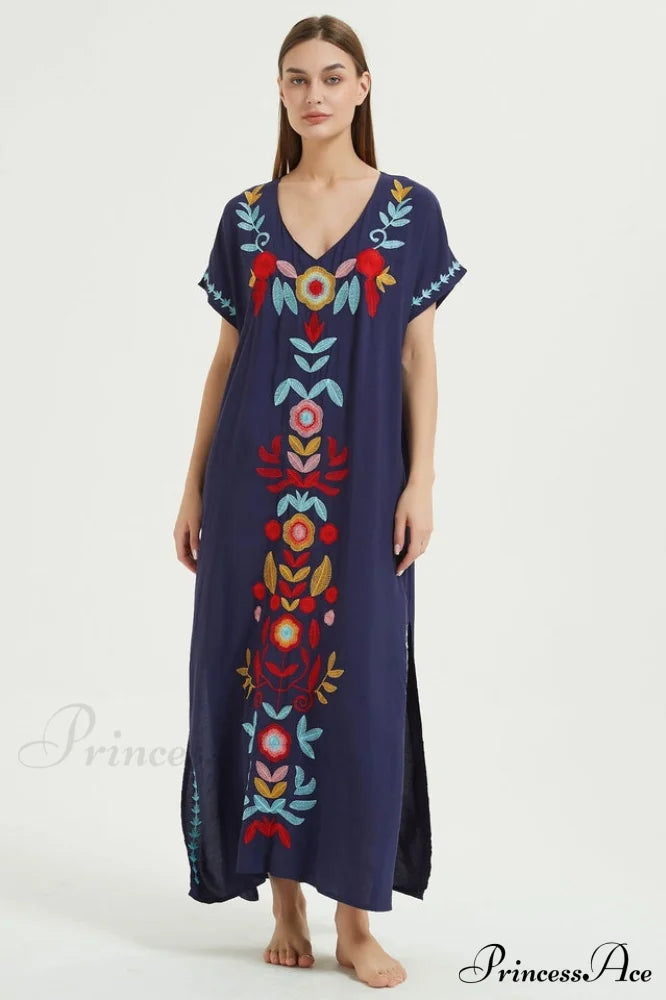 Boho Print Slit Dress | Dress In Beauty