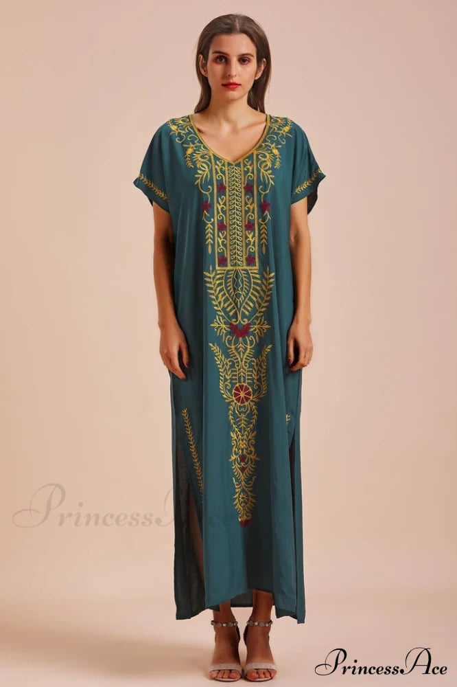 Boho Print Slit Dress | Dress In Beauty