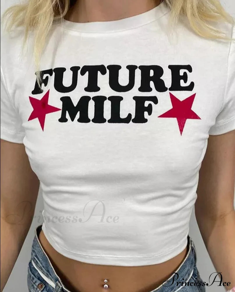 Bold Font Stylish Graphic Tee