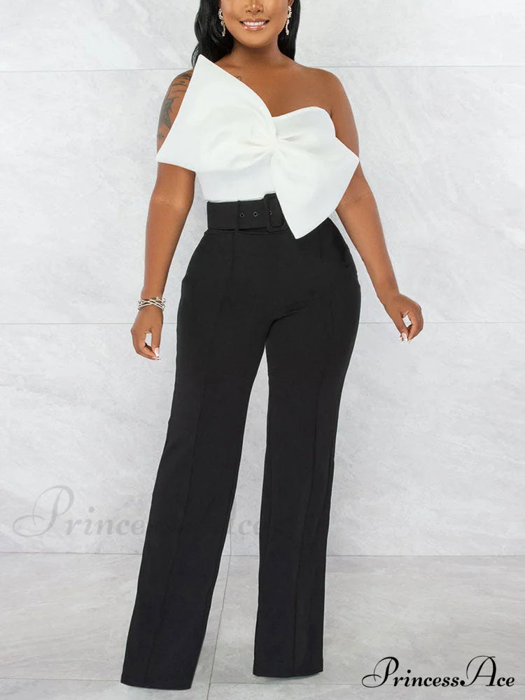 Bow Tie Graceful Cropped Tank Top Shirts & Tops