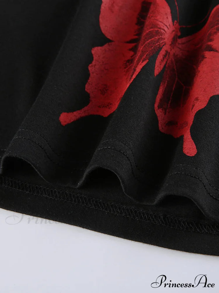 Butterfly Pendant Graceful Link Chain Necklace Tank Tops&Camis