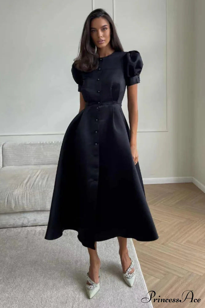 Button Front Midi Dress | Dress In Beauty