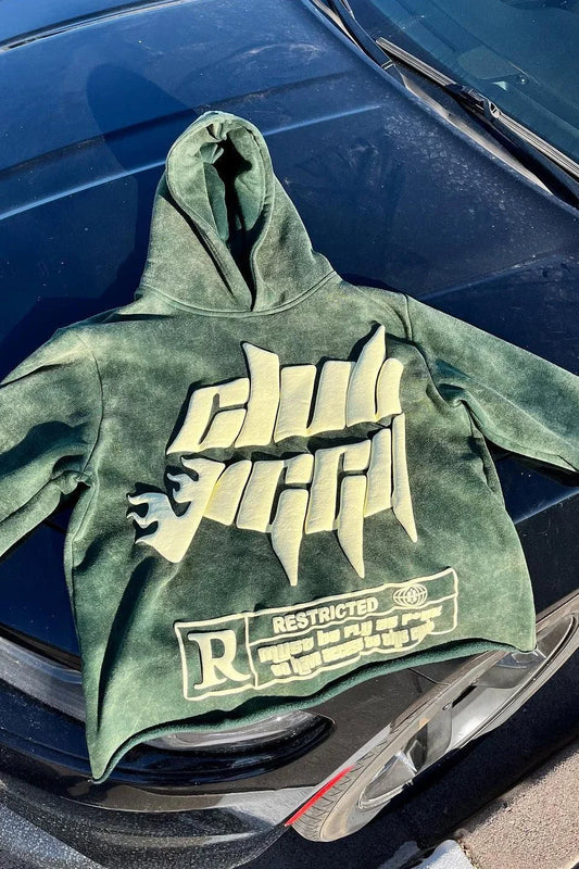 Oversize-Hoodie mit Grafikdruck 