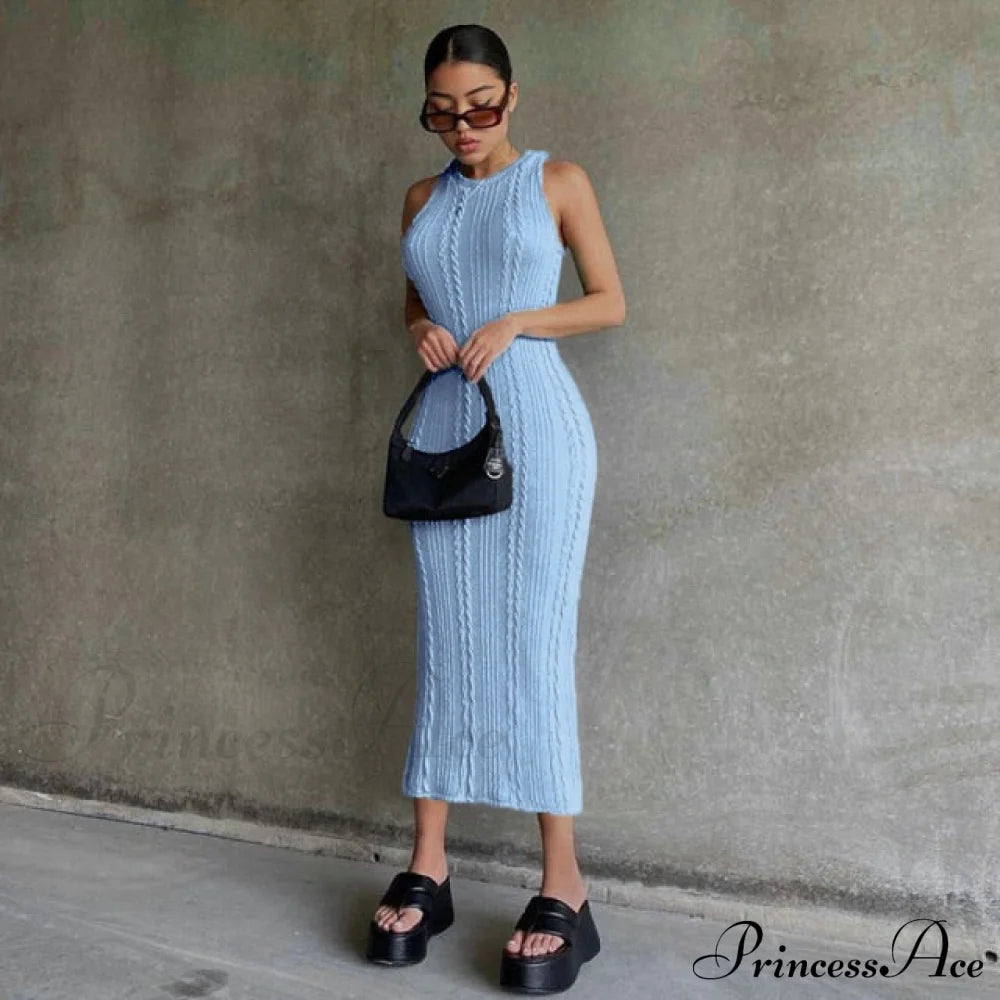 Cable Knit Tank Maxi Dress Free From Label