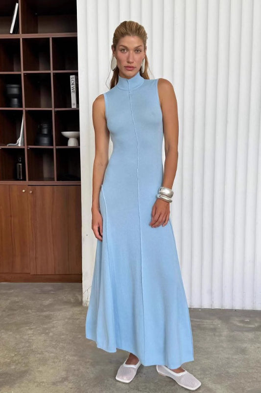 Elegantes Maxikleid mit hoher Taille
