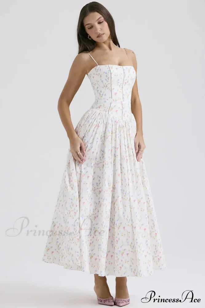 Callista Elegant Maxi Dress Floral / S Dresses