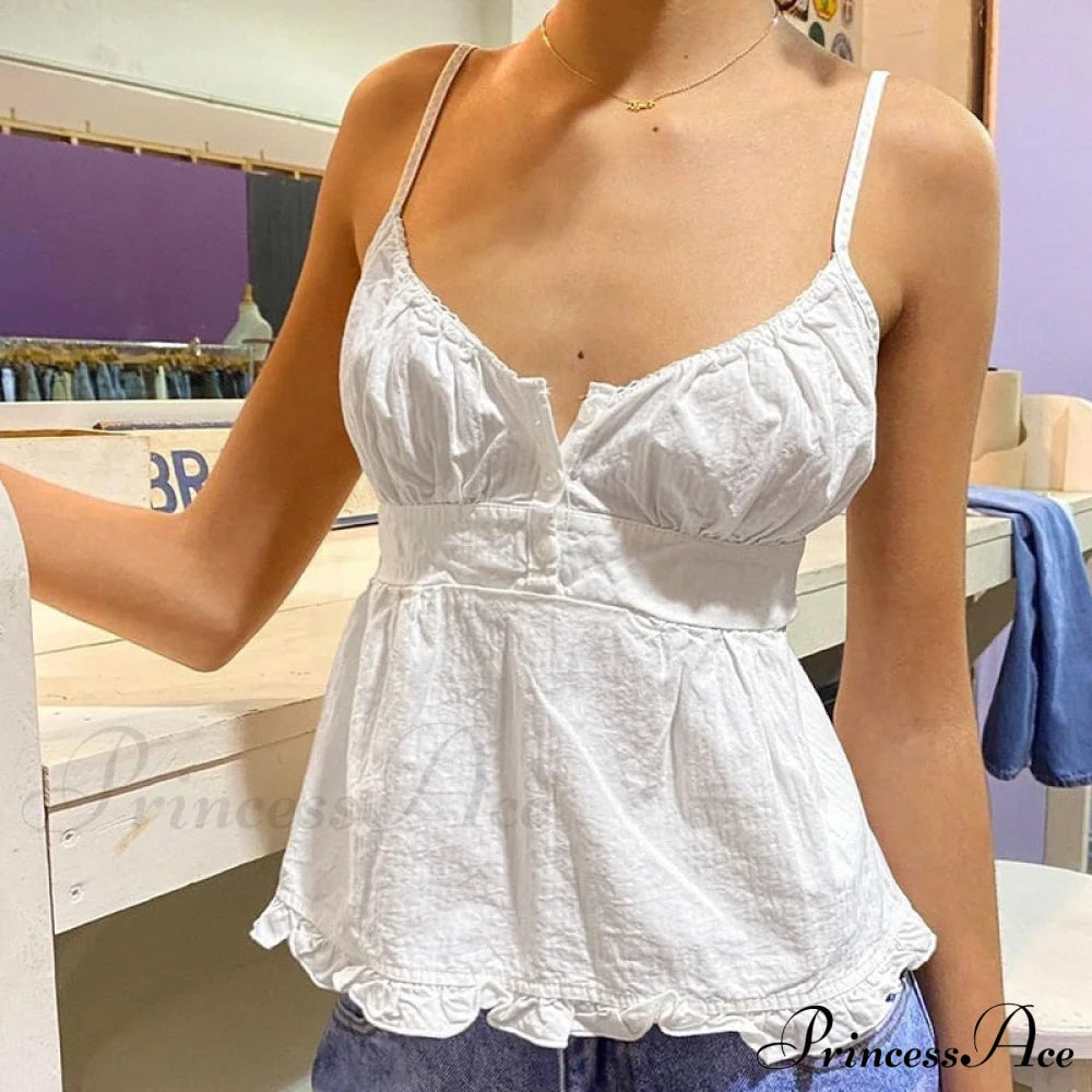 Cami Elegant Buttoned Top Shirts & Tops