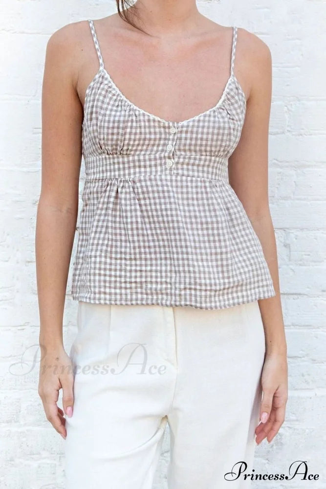 Cami Elegant Buttoned Top Shirts & Tops