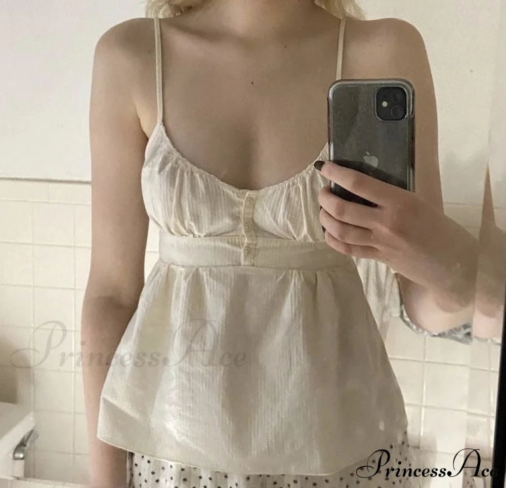 Cami Elegant Buttoned Top Shirts & Tops