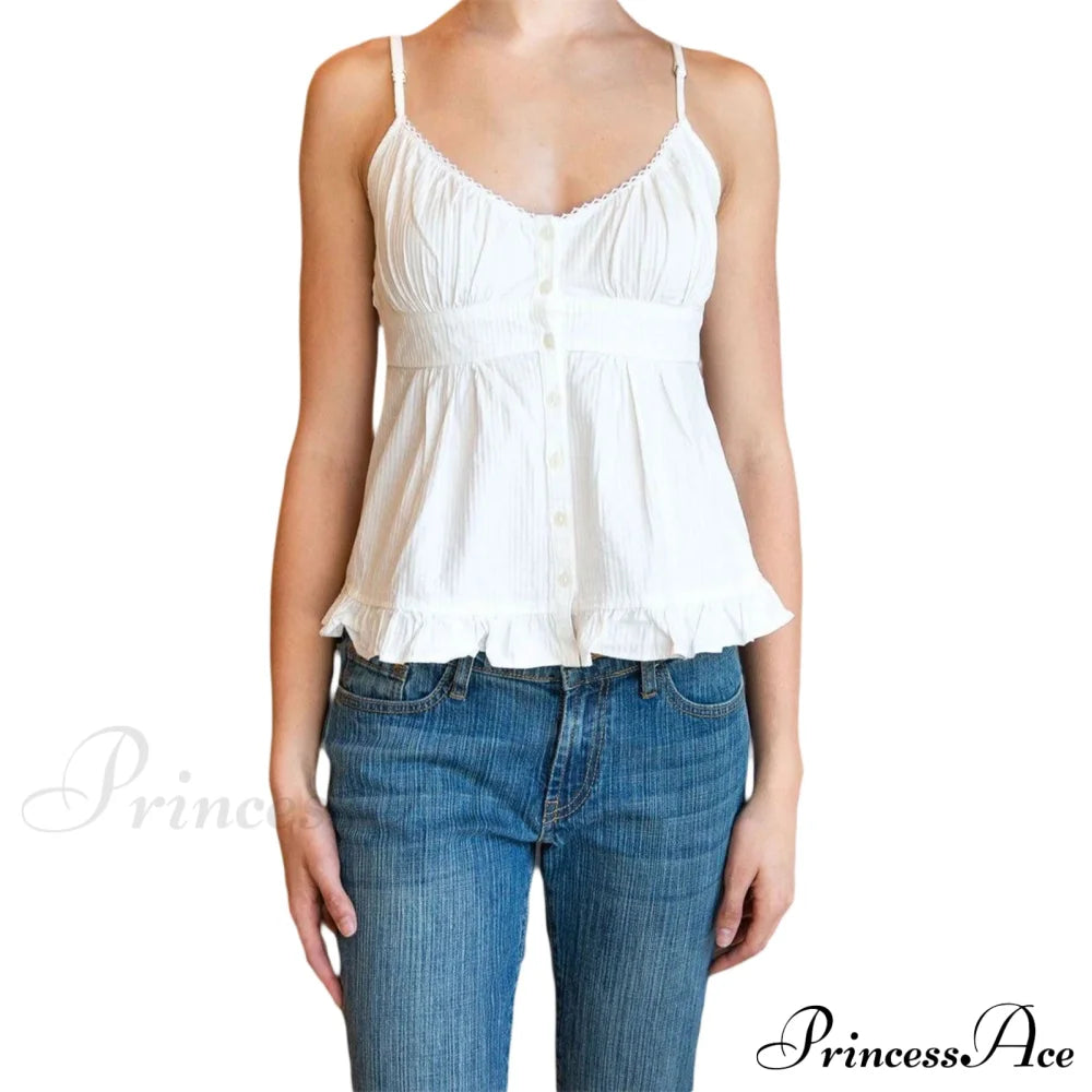 Cami Buttoned Top Free From Label