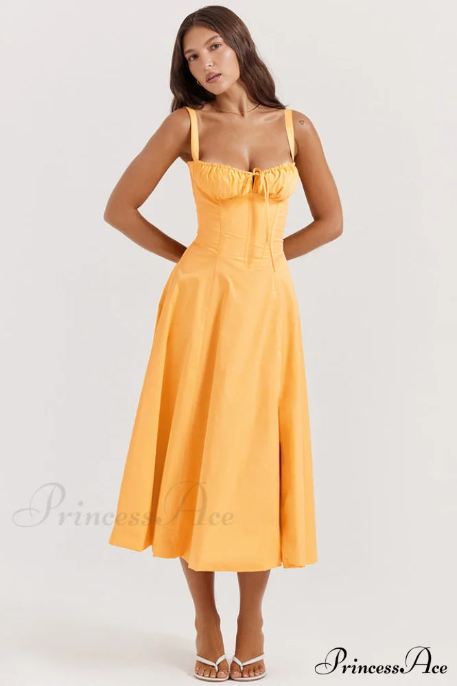 Carmen Bustier Sundress | Dress In Beauty
