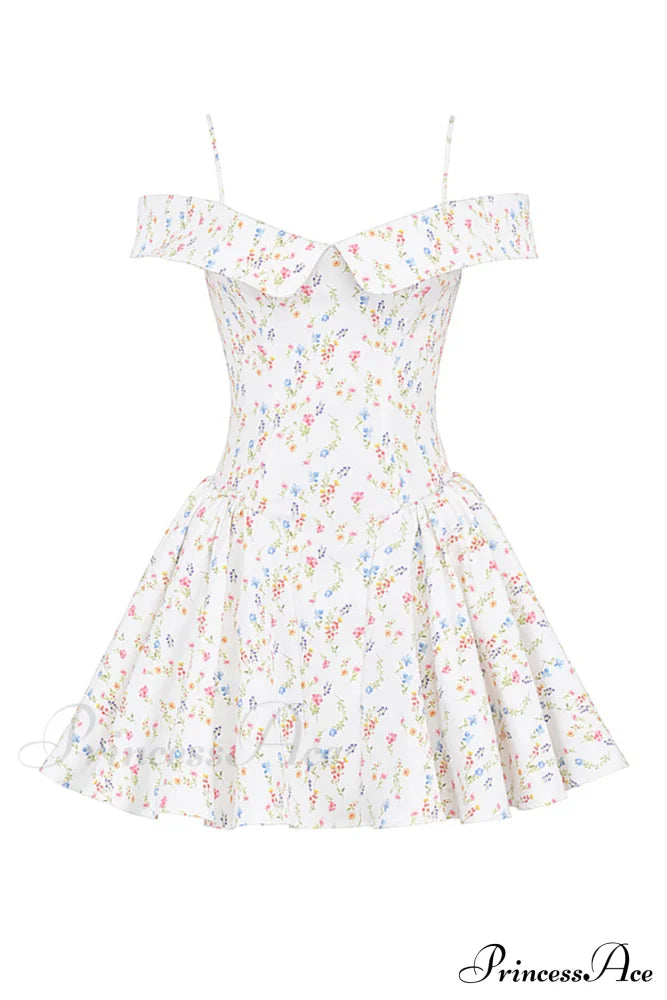 Cassia Floral Stylish Mini Dress Dresses