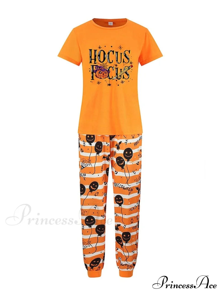 Casual Arm Letter T-Shirt Pant Pajama Breathable Home Women’s Black Brief Tee Animal Fall Neck