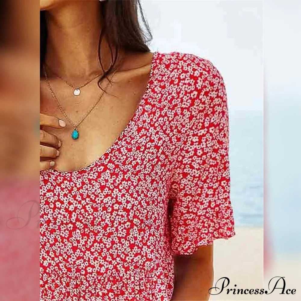 Casual Floral Dress For Women