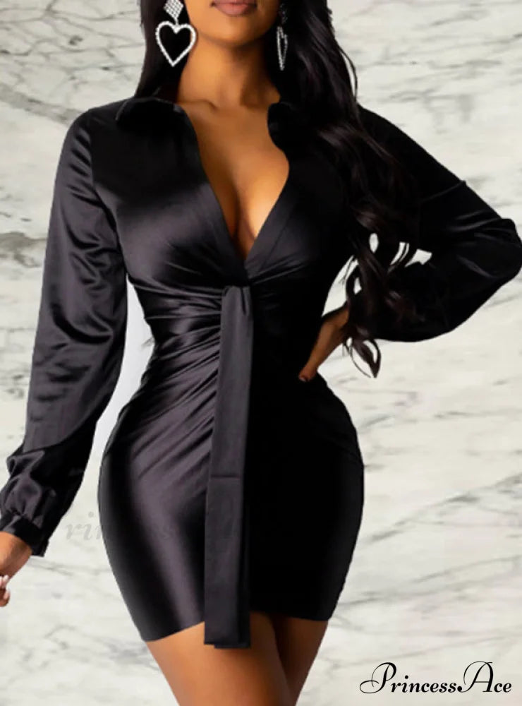 Casual Mini Dress For Women - Summer Collection Black / S Dresses